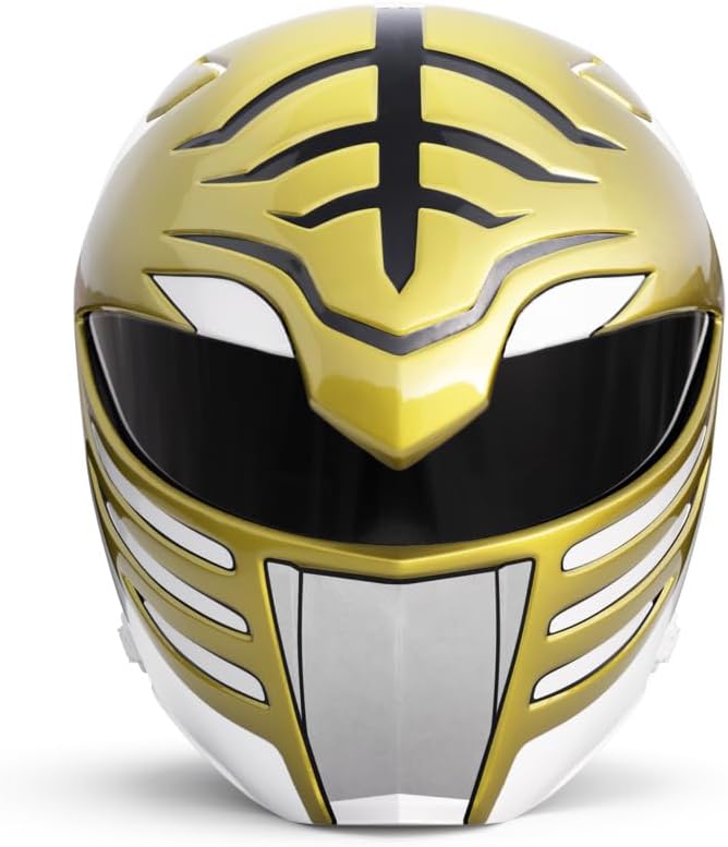Power Rangers Lightning Collection Mighty Morphin White Ranger Helmet Prop Replicas - Toys - New - CaveGamers - Image 2