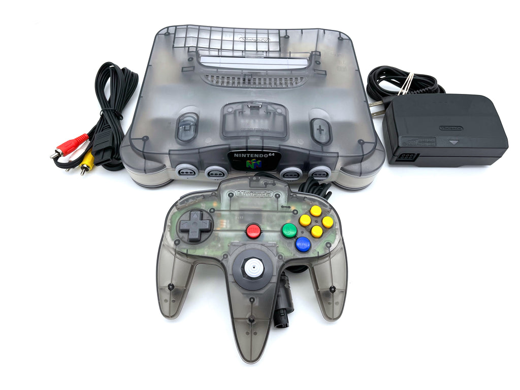 Nintendo 64 Console - Smoke Grey N64 - Video Game System - Used - CaveGamers
