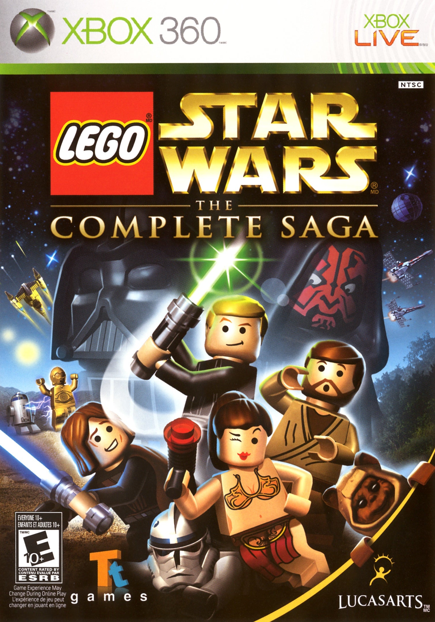 Lego Star Wars: The Complete Saga Xbox 360 - Video Game - Used - CaveGamers