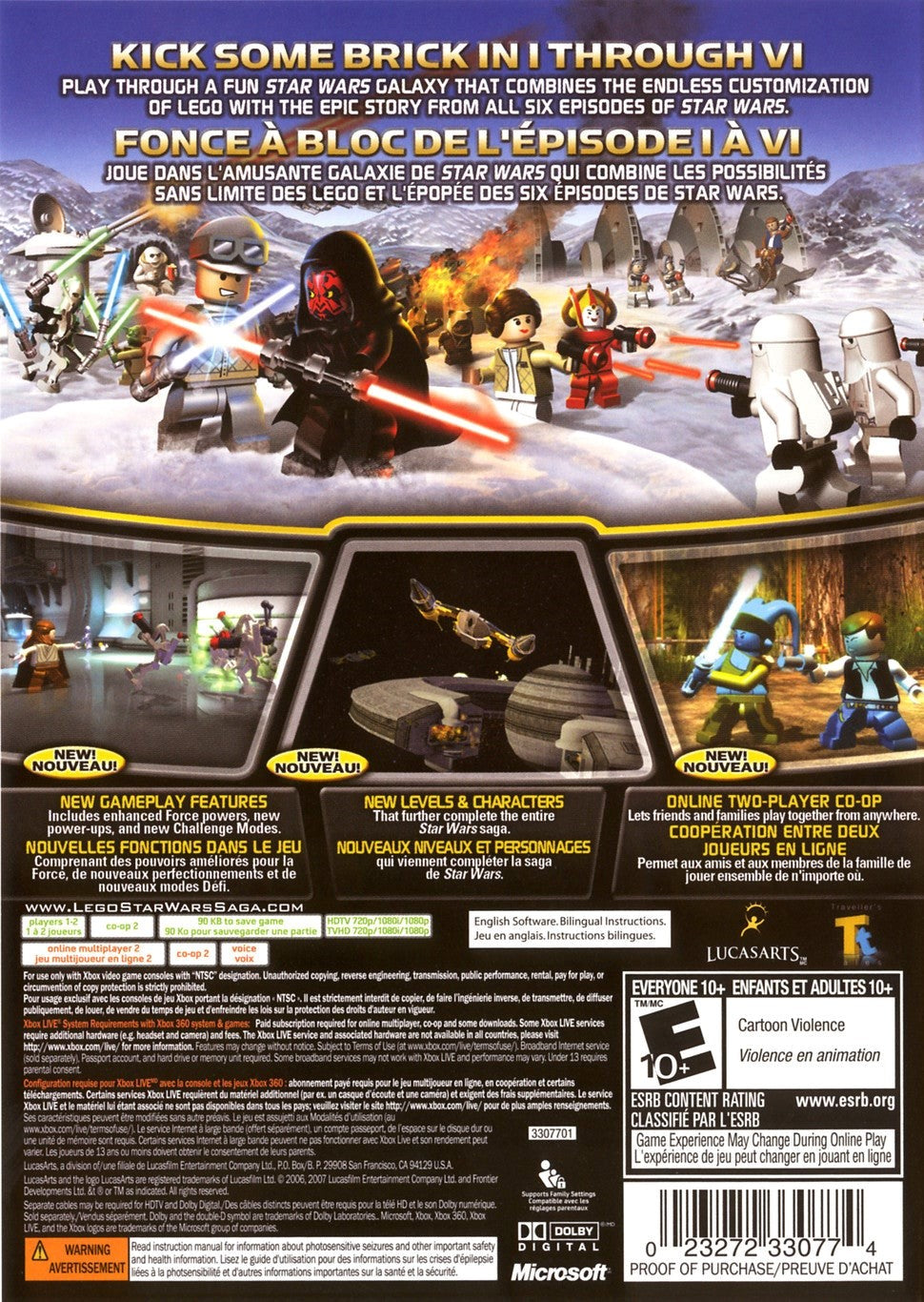 Lego Star Wars: The Complete Saga Xbox 360 - Video Game - Used - CaveGamers - Image 2