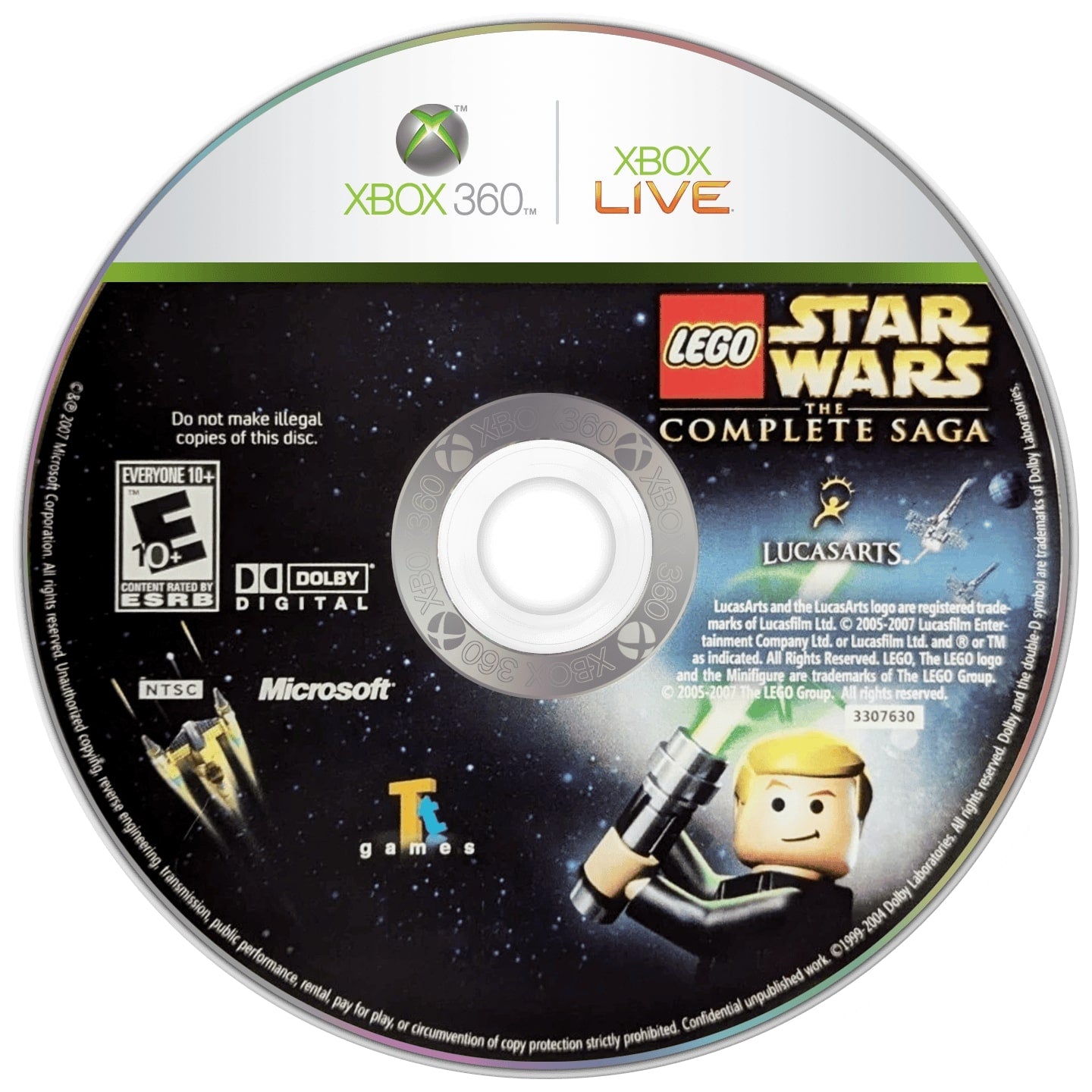Lego Star Wars: The Complete Saga Xbox 360 - Video Game - Used - CaveGamers - Image 3