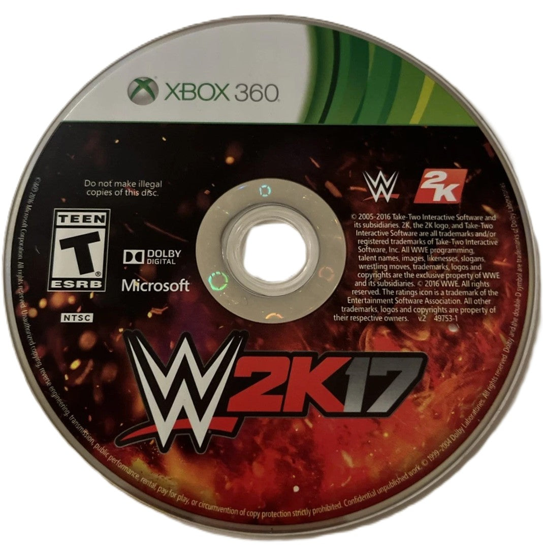 WWE 2K17 Xbox 360 - Video Game - Used - CaveGamers - Image 3