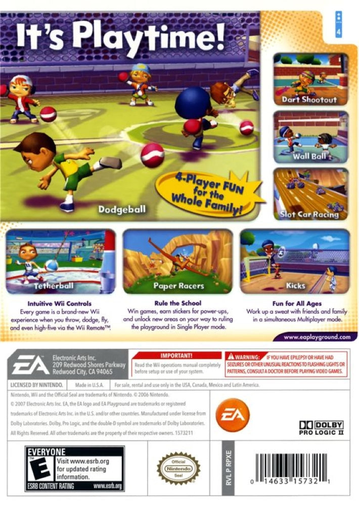 Playground Wii - Video Game - Used - CaveGamers - Image 2