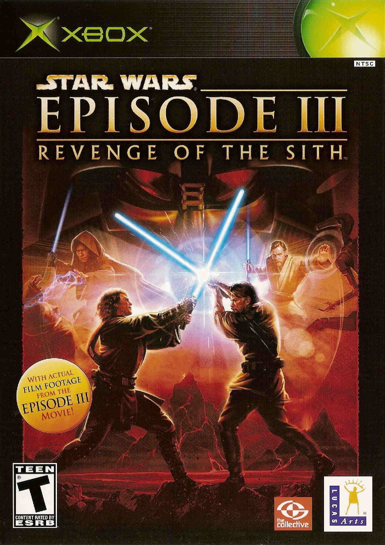 Star Wars Episode III Revenge of the Sith Xbox - Video Game - Used - CaveGamers