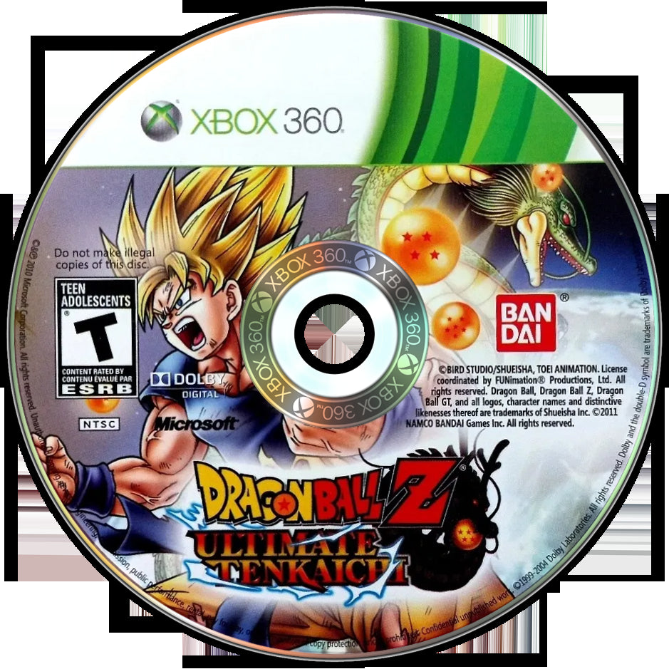 Dragon Ball Z: Ultimate Tenkaichi Xbox 360 - Video Game - Used - CaveGamers - Image 3