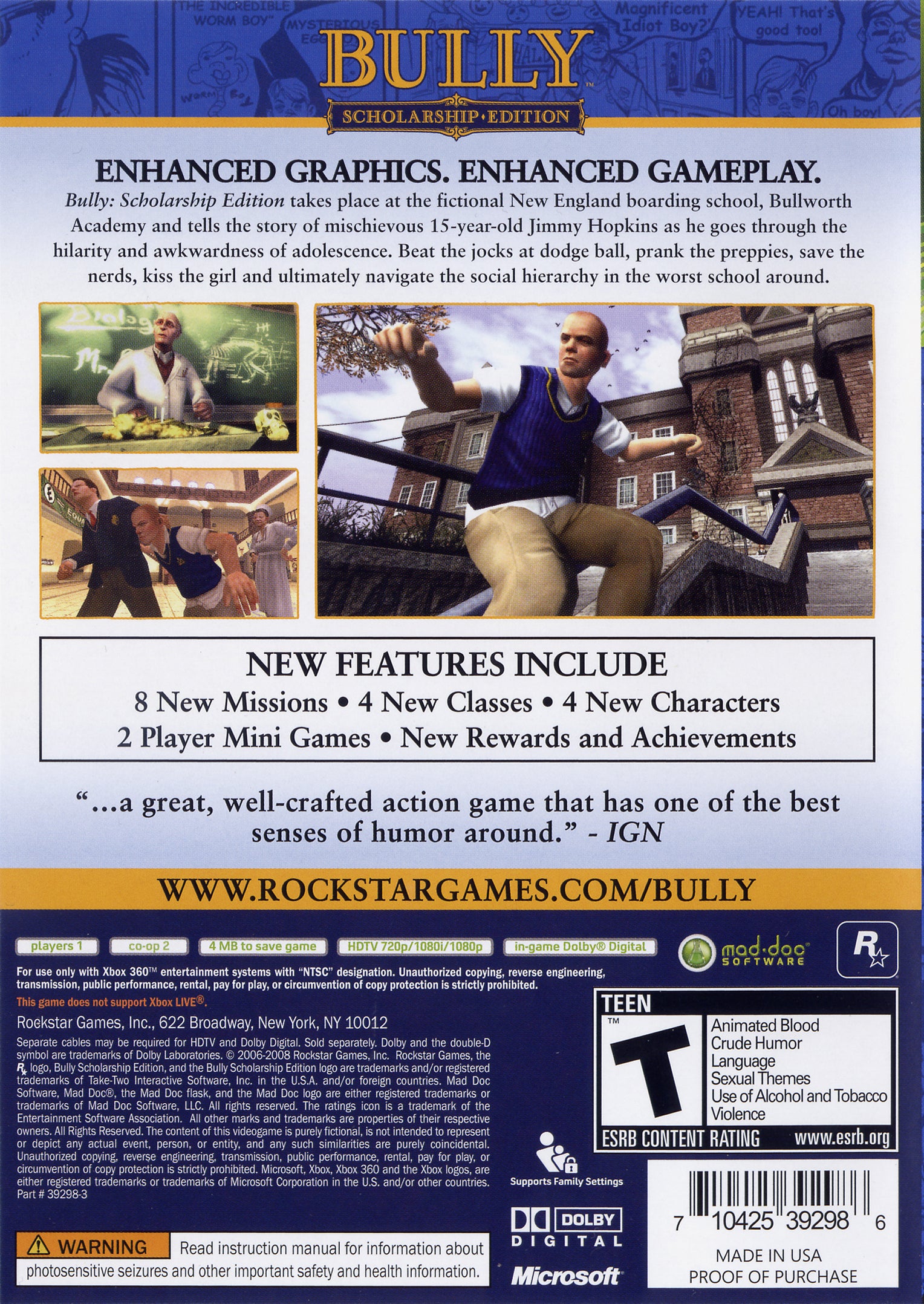 Bully: Scholarship Edition