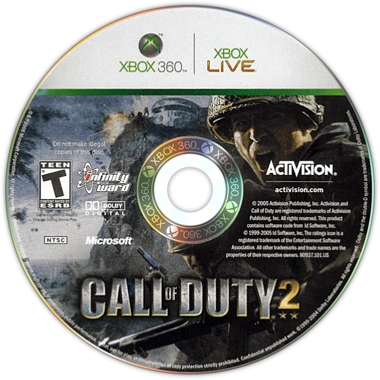 Call of Duty 2 Xbox 360 - Video Game - Used - CaveGamers - Image 3