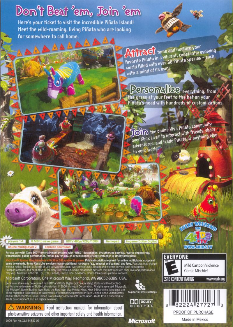 Viva Pinata Xbox 360 - Video Game - Used - CaveGamers - Image 2