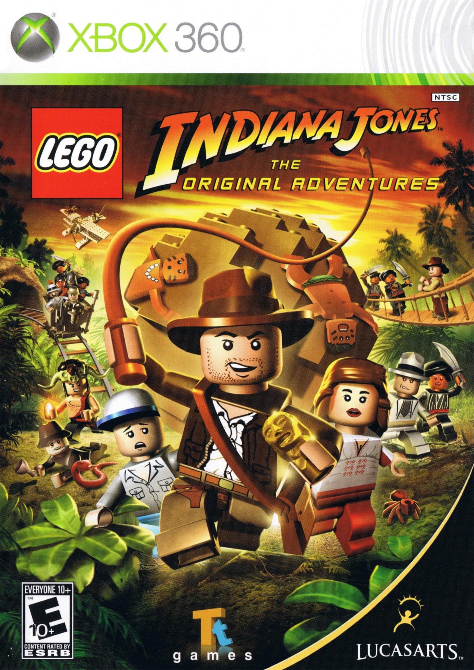Lego Indiana Jones: The Original Adventures Xbox 360 - Video Game - Used - CaveGamers