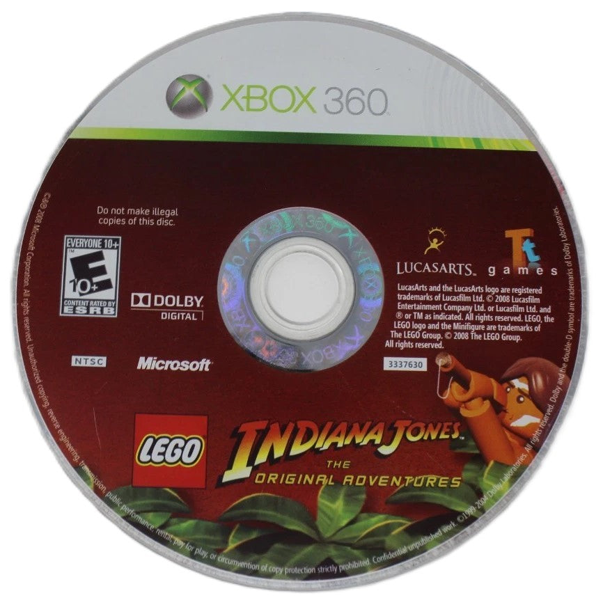 Lego Indiana Jones: The Original Adventures Xbox 360 - Video Game - Used - CaveGamers - Image 3