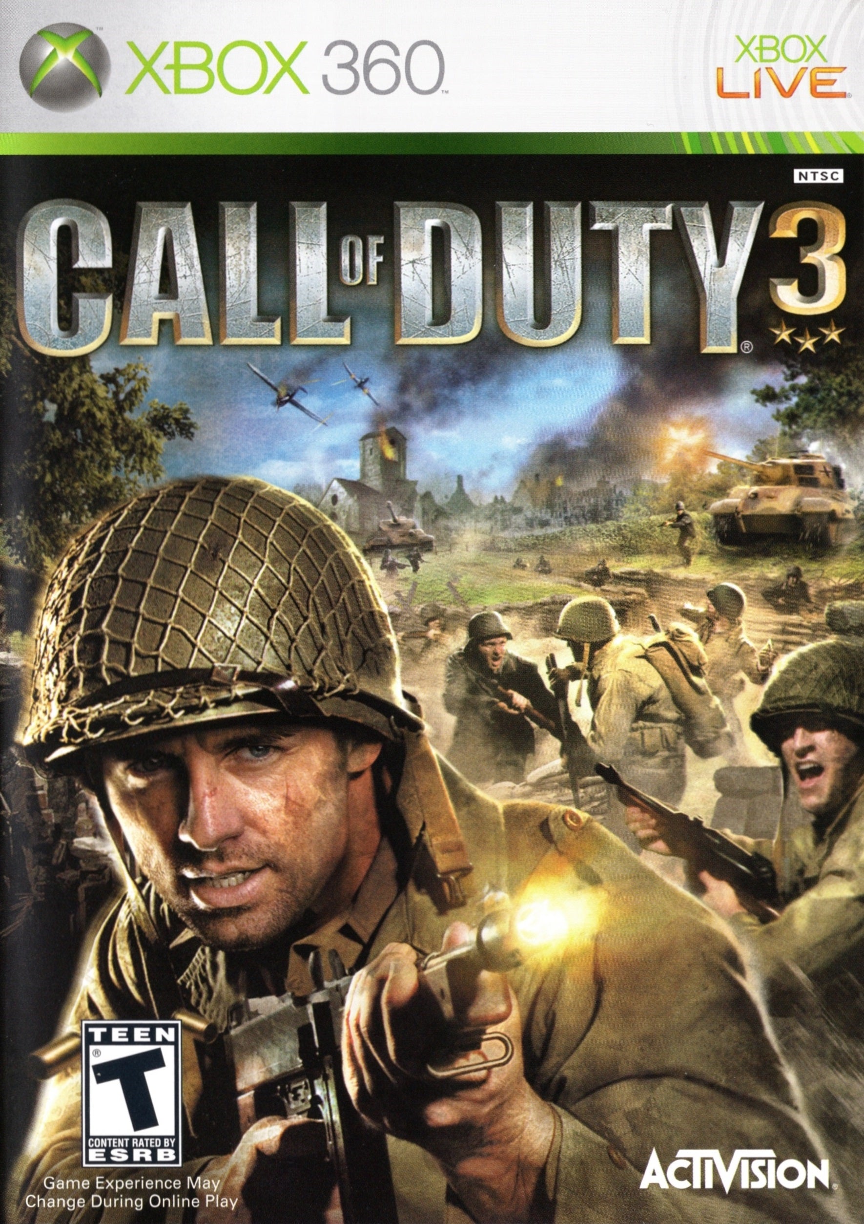 Call of Duty 3 Xbox 360 - Video Game - Used - CaveGamers