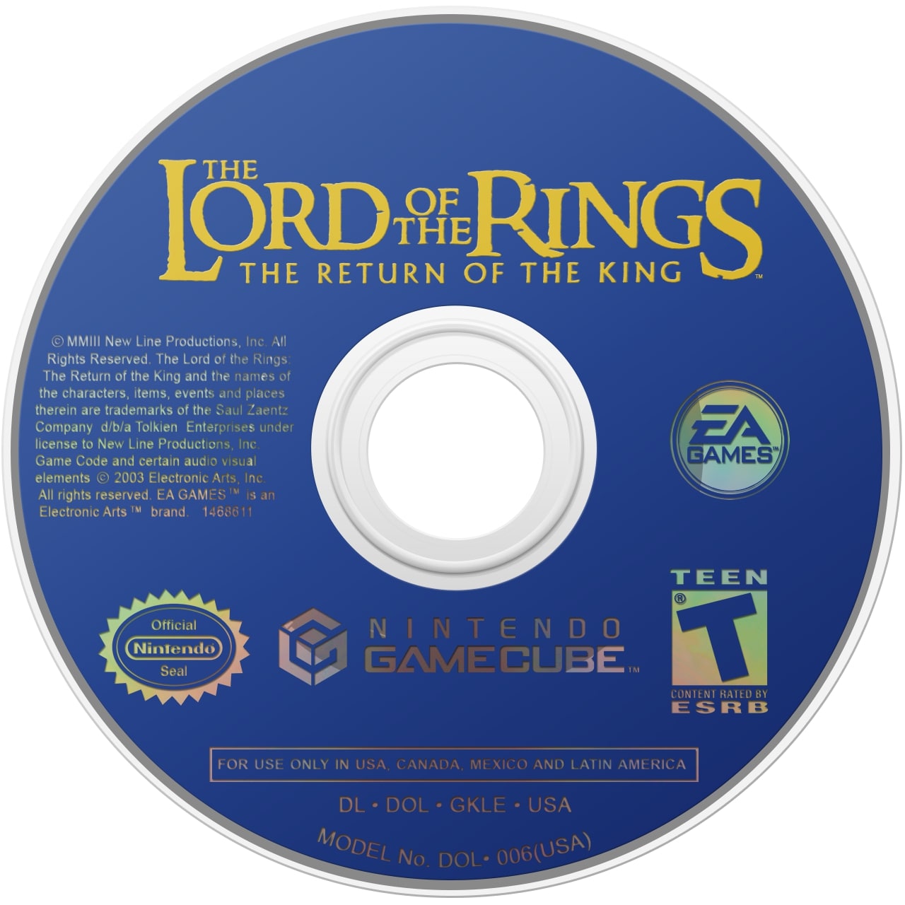 The Lord of the Rings: The Return of the King GameCube - Video Game - Used - CaveGamers - Image 3