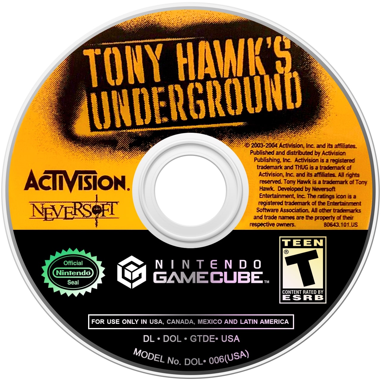 Tony Hawk's Underground GameCube - Video Game - Used - CaveGamers - Image 3