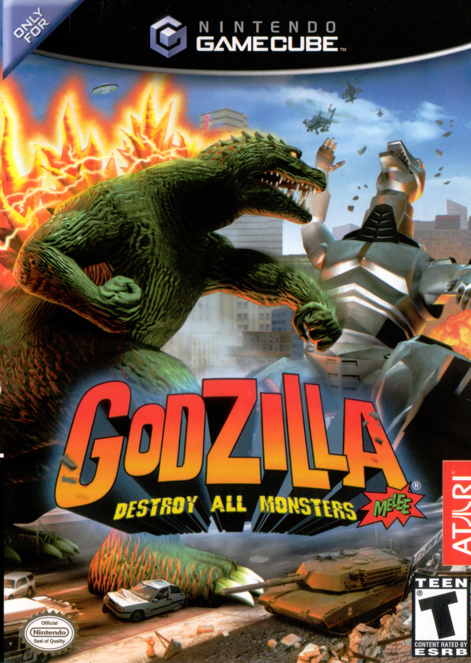 Godzilla: Destroy All Monsters Melee GameCube - Video Game - Used - CaveGamers