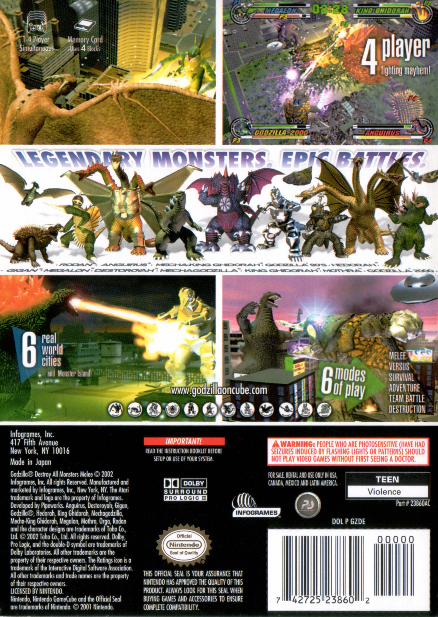 Godzilla: Destroy All Monsters Melee