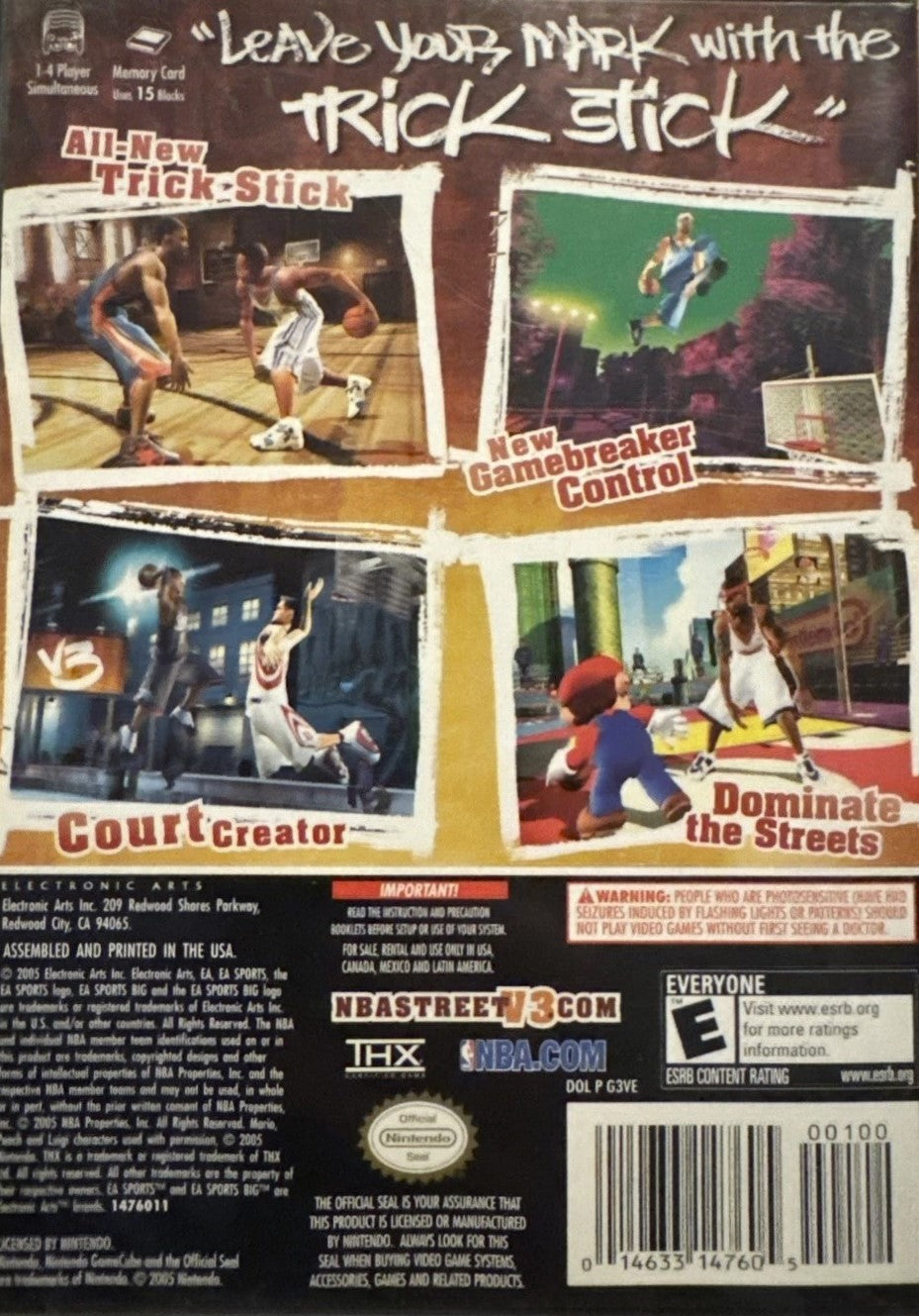 NBA Street V3 GameCube - Video Game - Used - CaveGamers - Image 2
