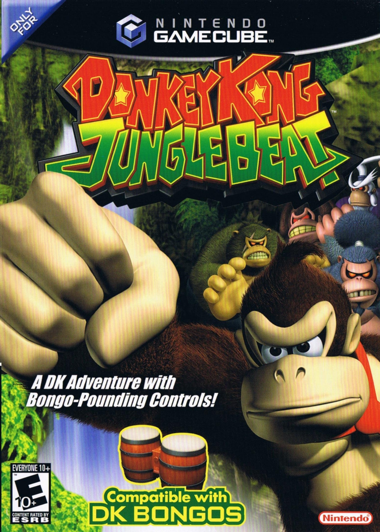 Donkey Kong Jungle Beat GameCube - Video Game - Used - CaveGamers