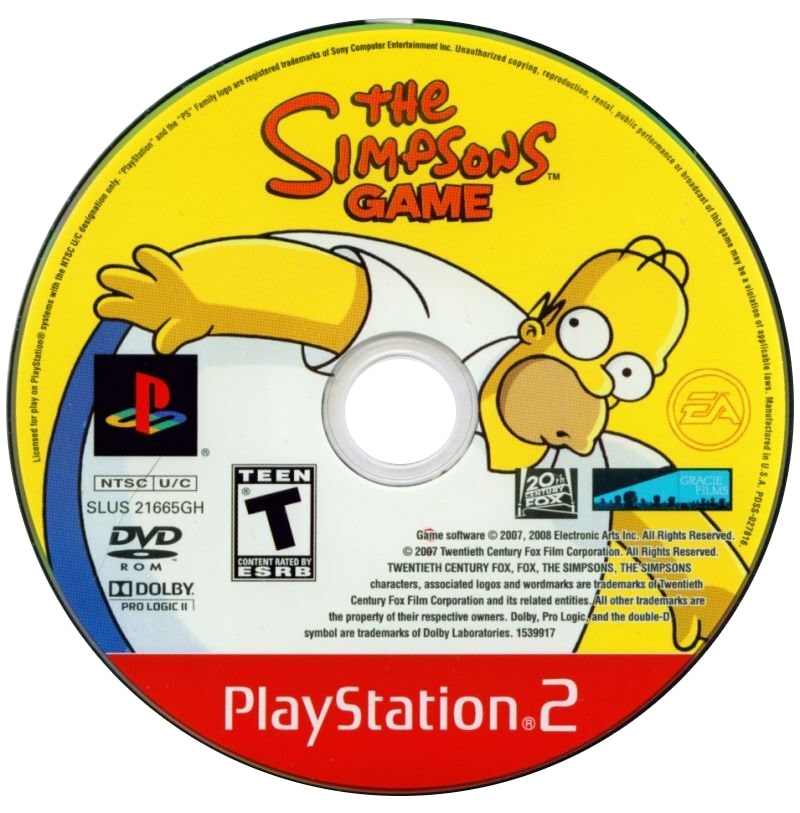 The Simpsons Game PS2 - Video Game - Used - CaveGamers - Image 4