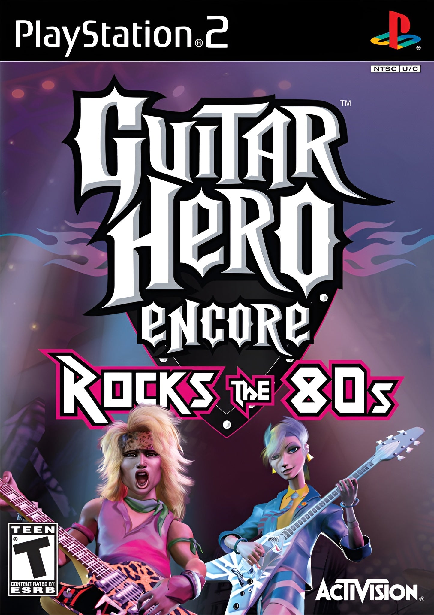 Guitar Hero Encore: Rocks the 80's PS2 - Video Game - Used - CaveGamers