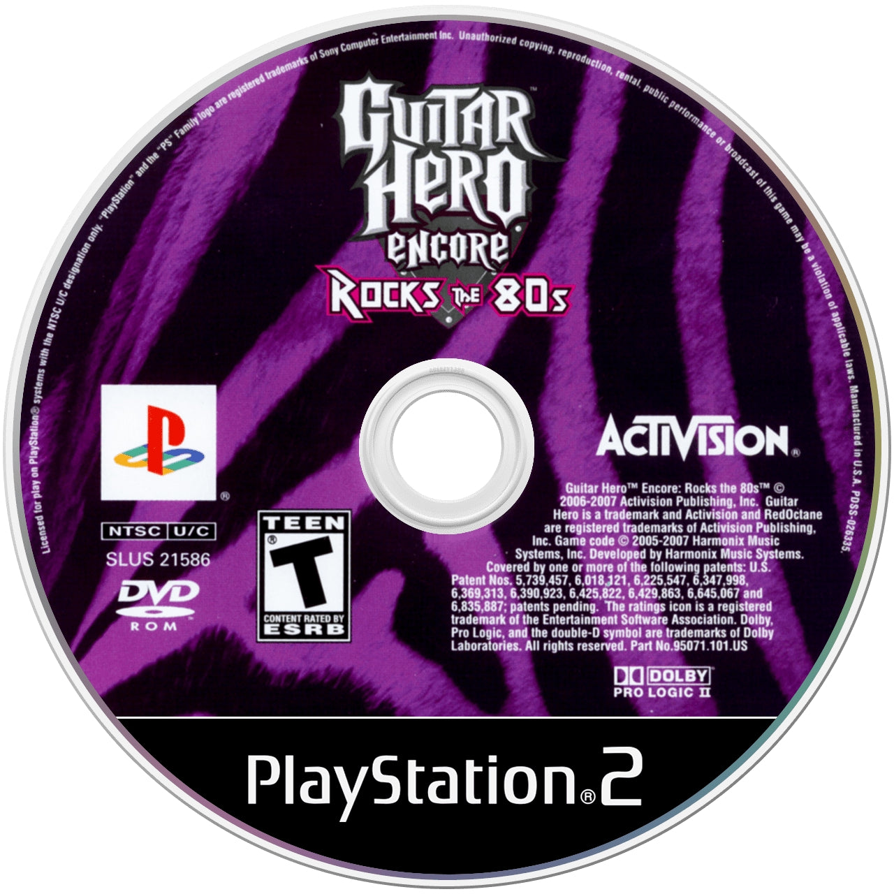 Guitar Hero Encore: Rocks the 80's PS2 - Video Game - Used - CaveGamers - Image 3
