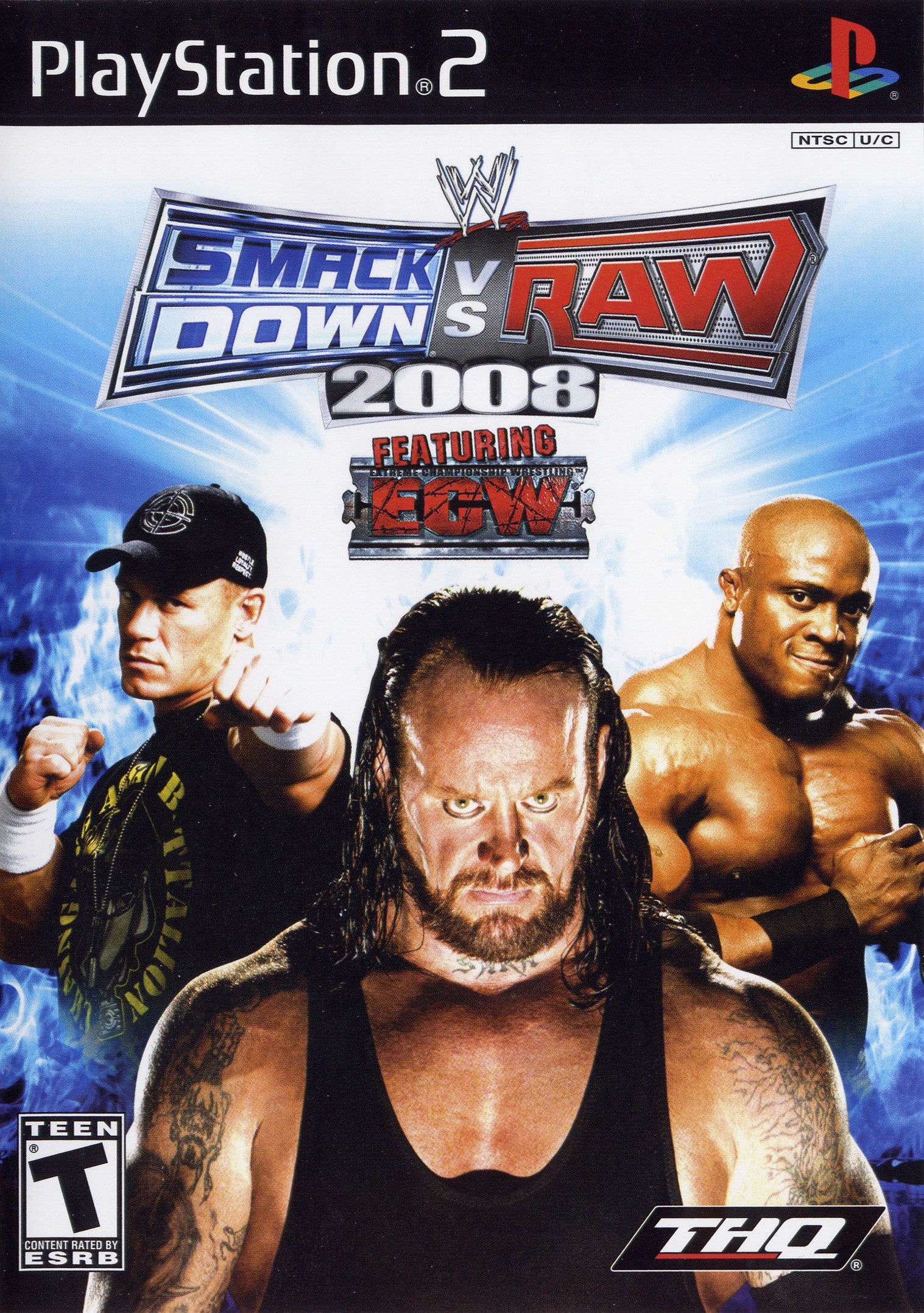 WWE SmackDown vs. Raw 2008 PS2 - Video Game - Used - CaveGamers