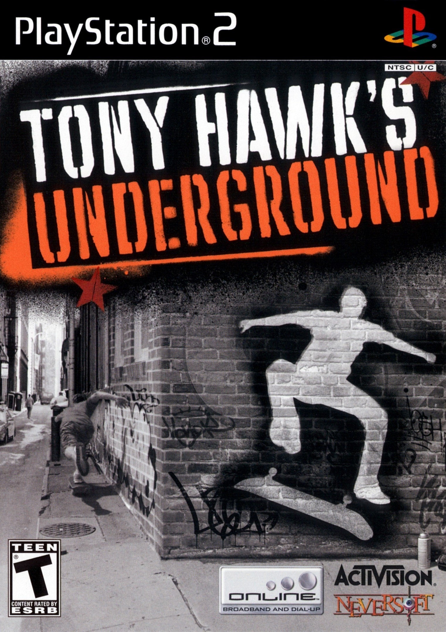 Tony Hawk's Underground PS2 - Video Game - Used - CaveGamers