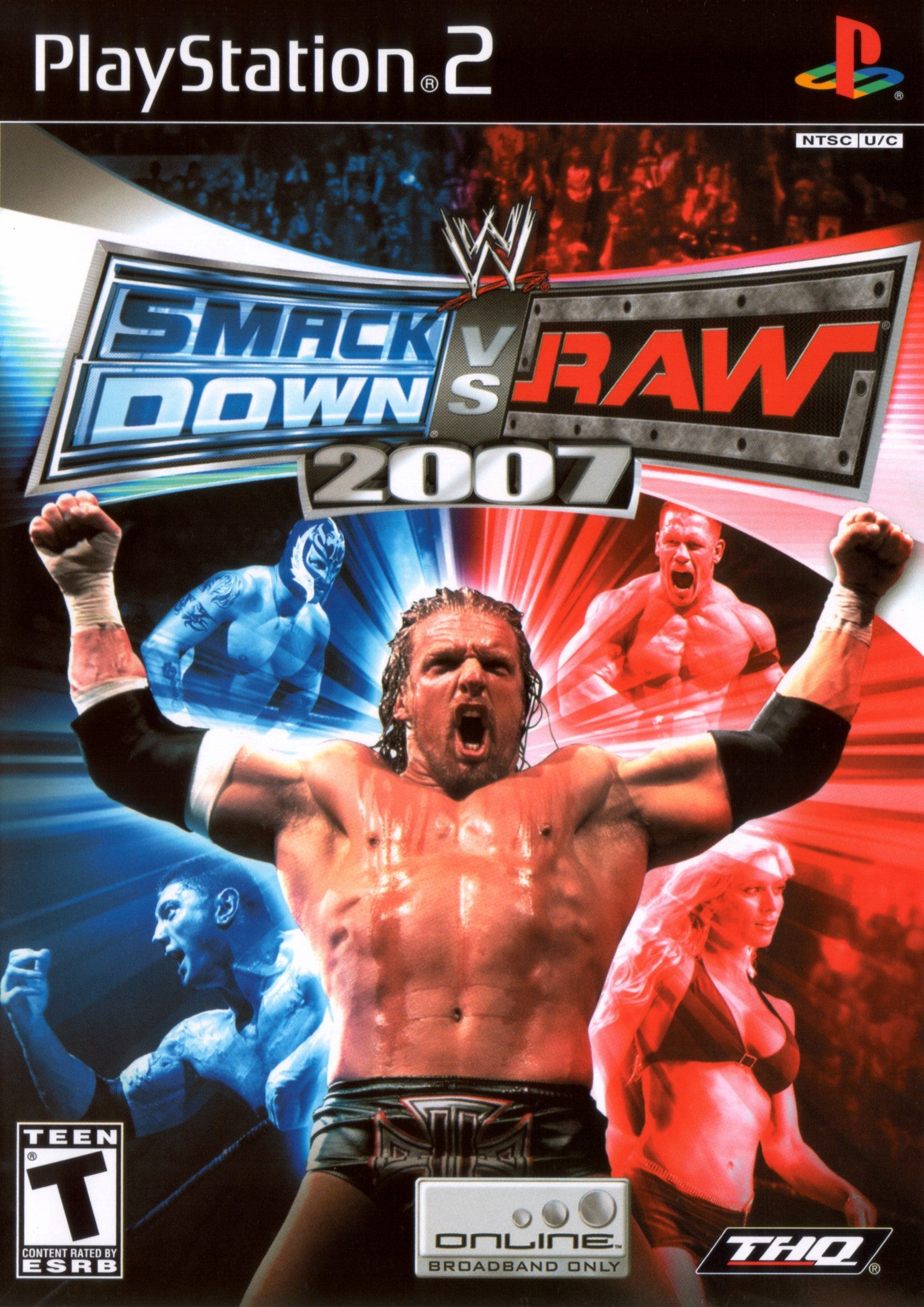 WWE SmackDown vs. Raw 2007 PS2 - Video Game - Used - CaveGamers