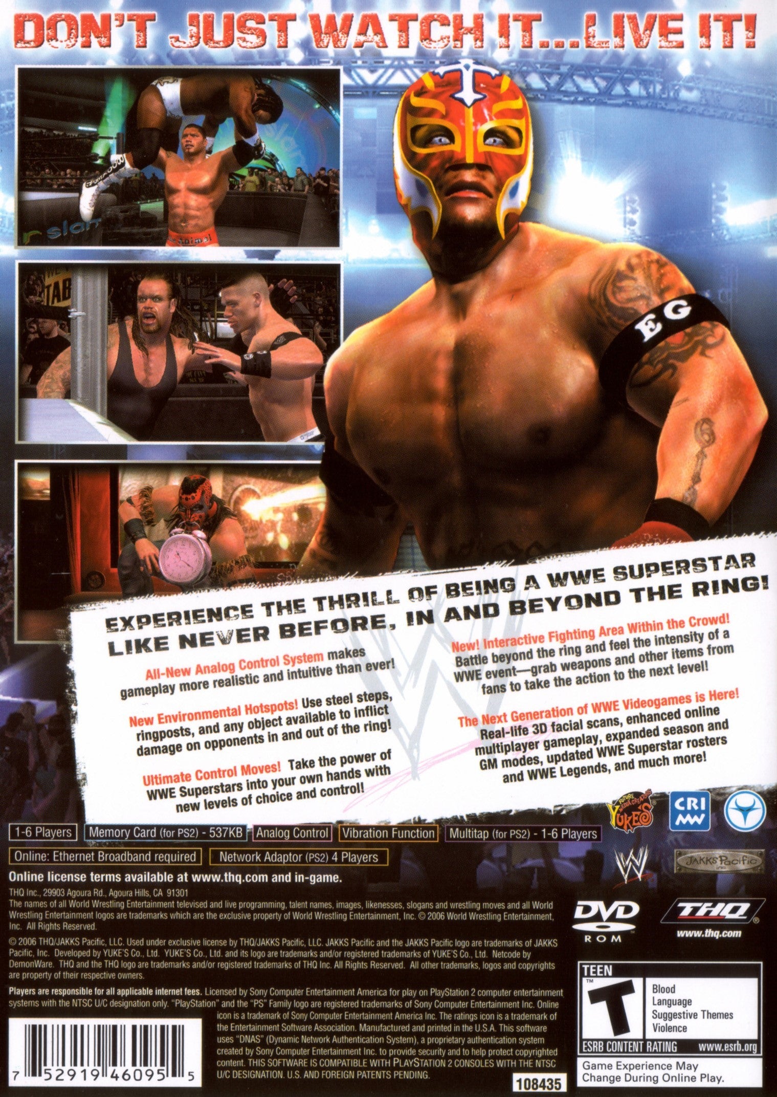WWE SmackDown vs. Raw 2007 PS2 - Video Game - Used - CaveGamers - Image 2
