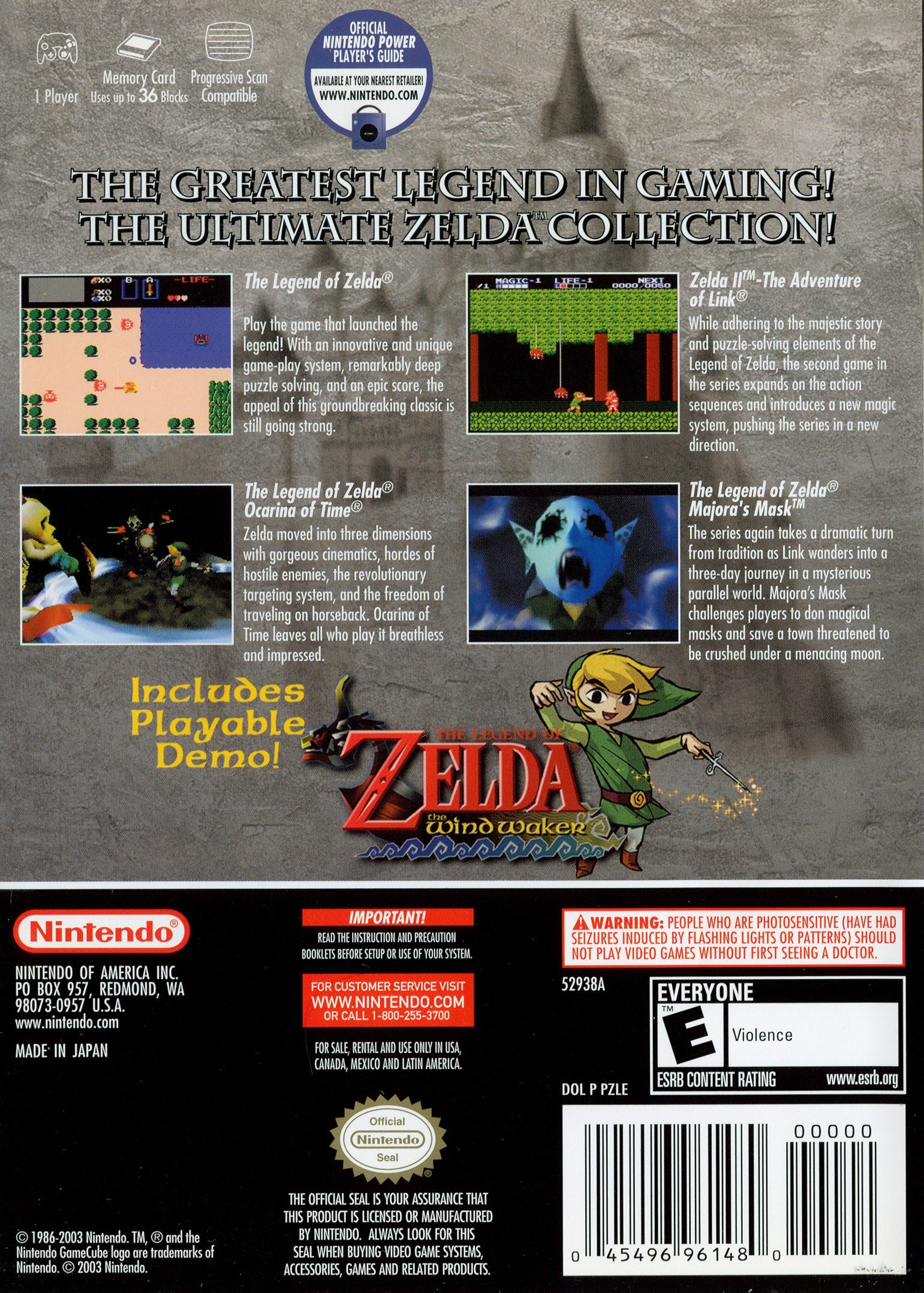 The Legend of Zelda: Collector's Edition GameCube - Video Game - Used - CaveGamers - Image 2