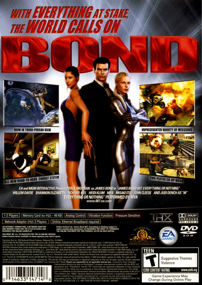 James Bond 007: Everything or Nothing PS2 - Video Game - Used - CaveGamers - Image 2