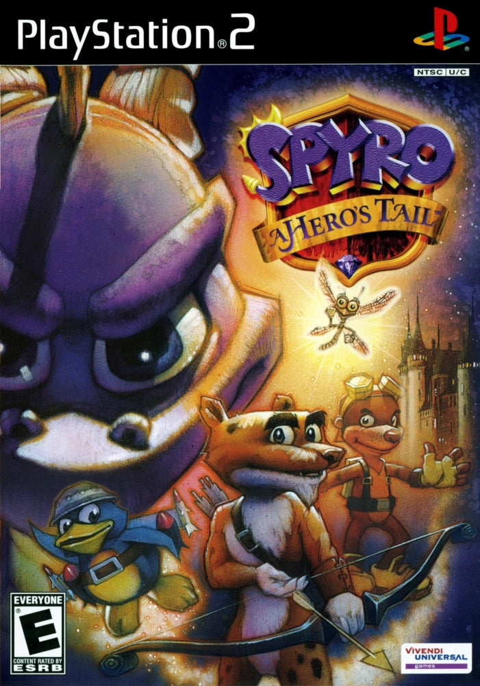 Spyro A Hero's Tail PS2 - Video Game - Used - CaveGamers