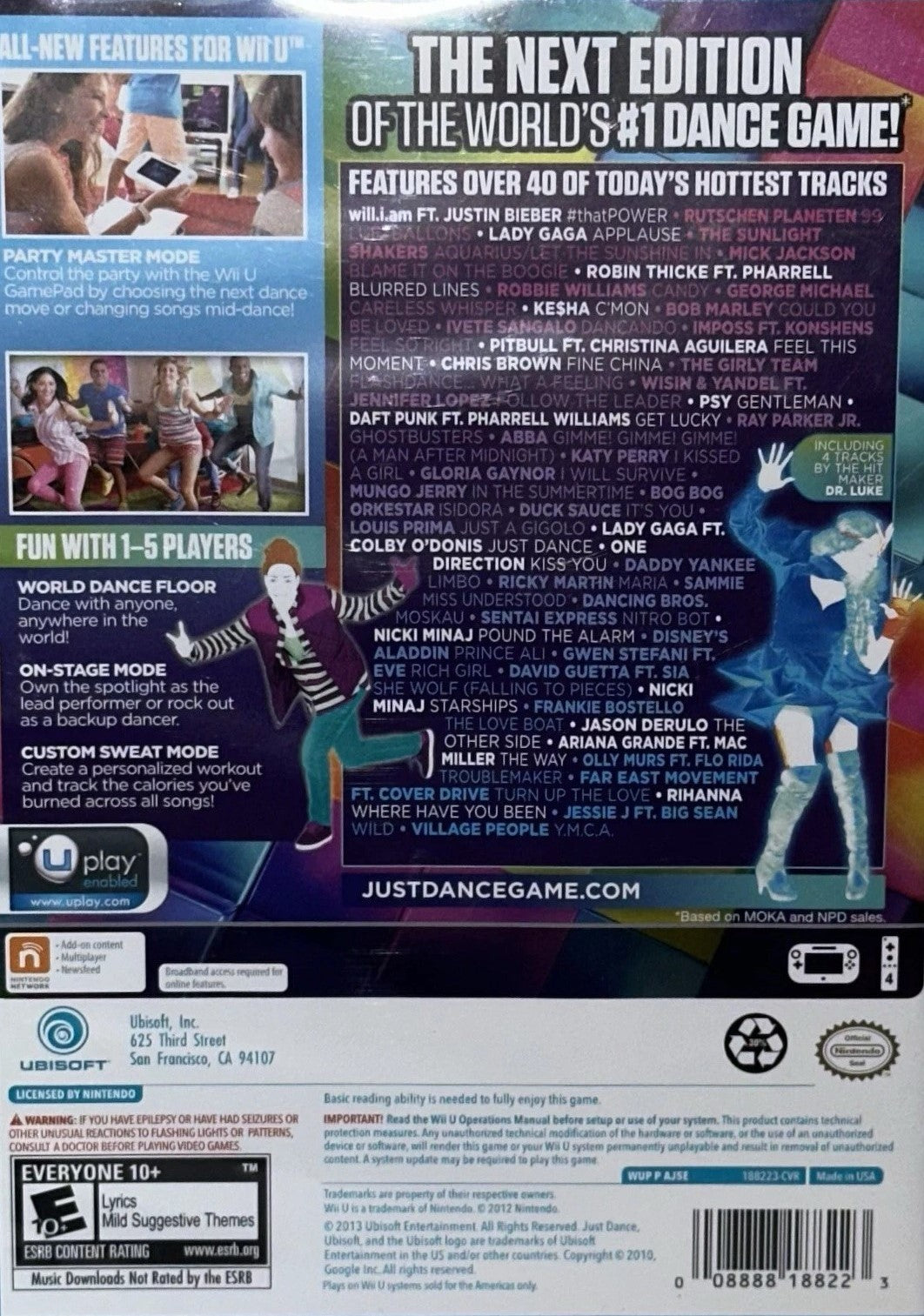 Just Dance 2014 Wii U - Video Game - Used - CaveGamers - Image 2
