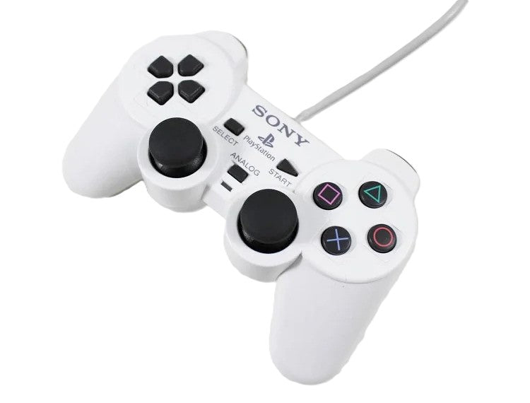 Playstation 2 Dualshock 2 Controller - White | PS2 | CaveGamers