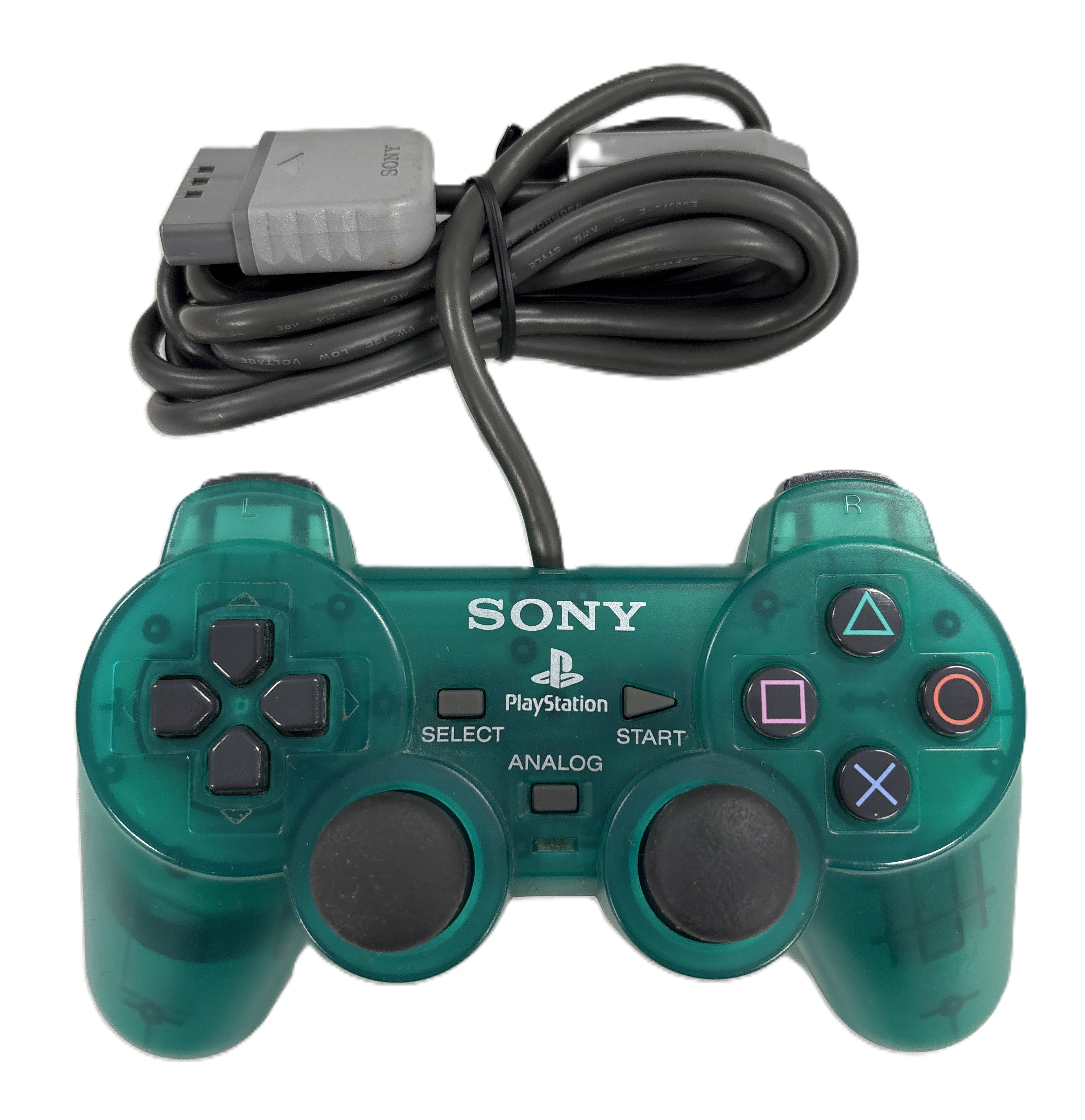 Playstation Dualshock Analog Controller - Emerald Green - Video Game Accessory - Used - CaveGamers