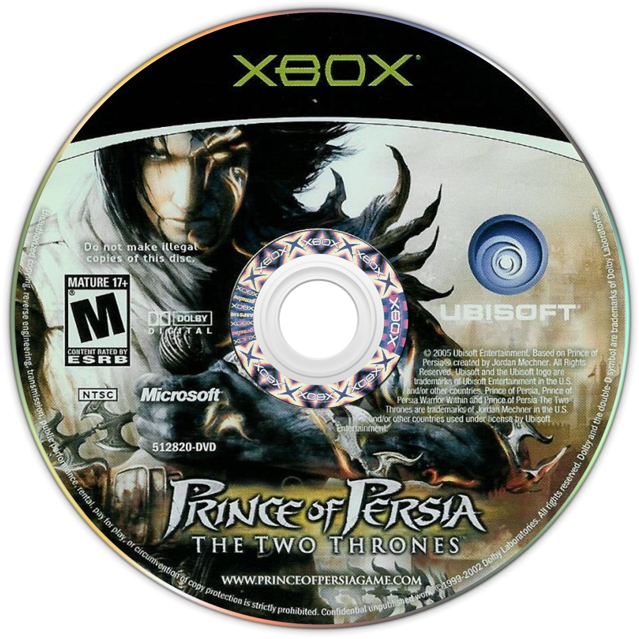 Prince of Persia: The Two Thrones Xbox - Video Game - Used - CaveGamers - Image 3