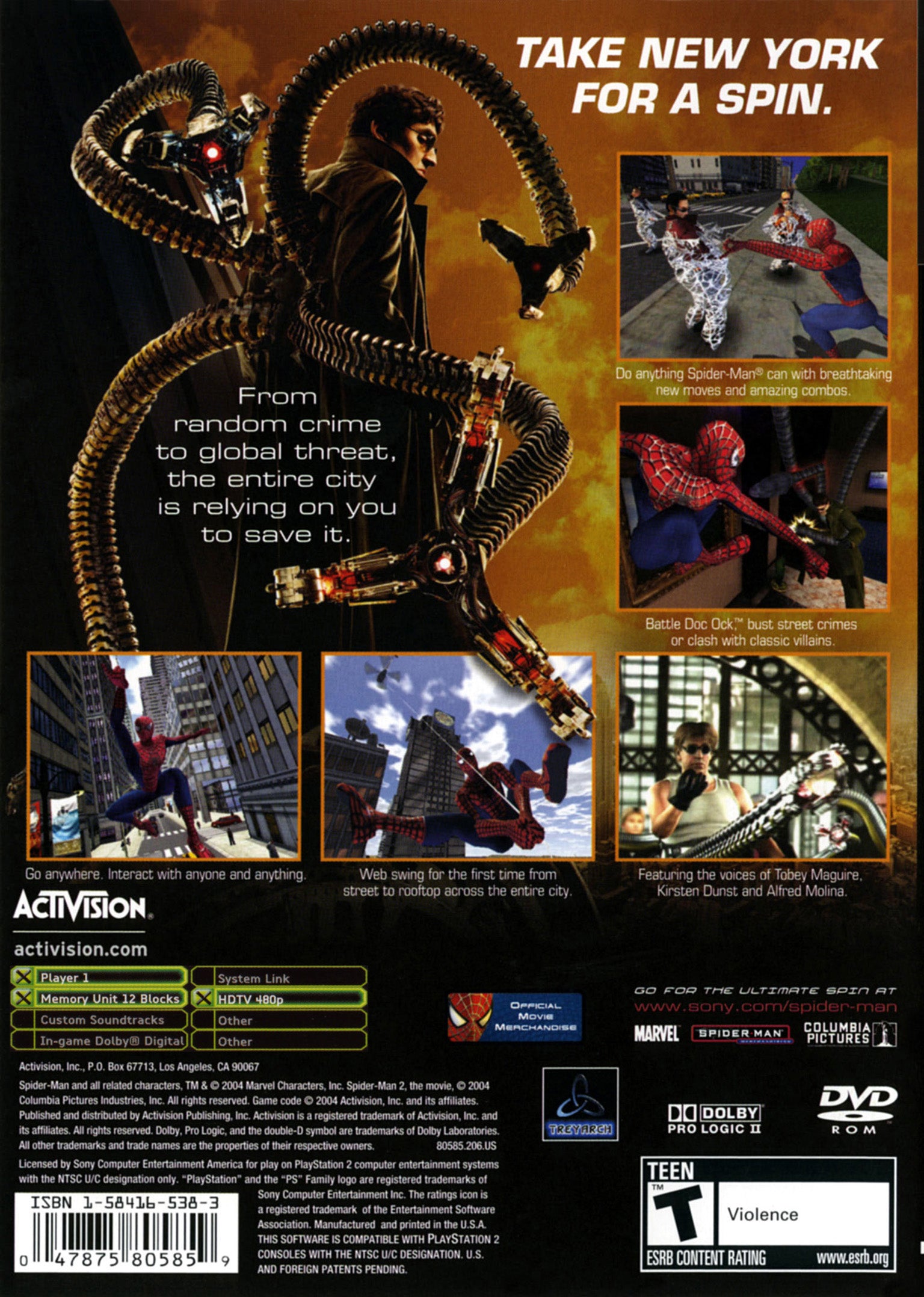 Spider-Man 2 Xbox - Video Game - Used - CaveGamers - Image 2