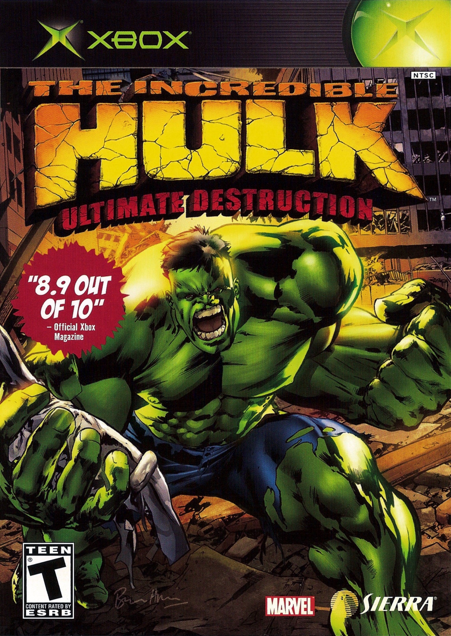 Incredible Hulk: Ultimate Destruction Xbox - Video Game - Used - CaveGamers