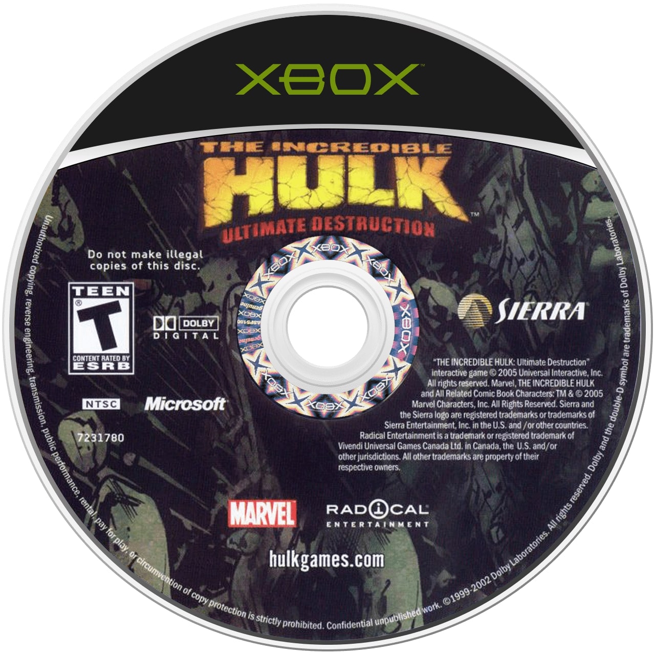 Incredible Hulk: Ultimate Destruction Xbox - Video Game - Used - CaveGamers - Image 3