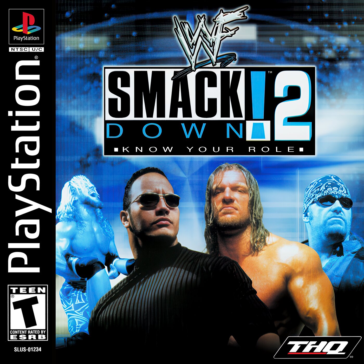 WWF Smackdown 2: Know Your Role Playstation - Video Game - Used - CaveGamers