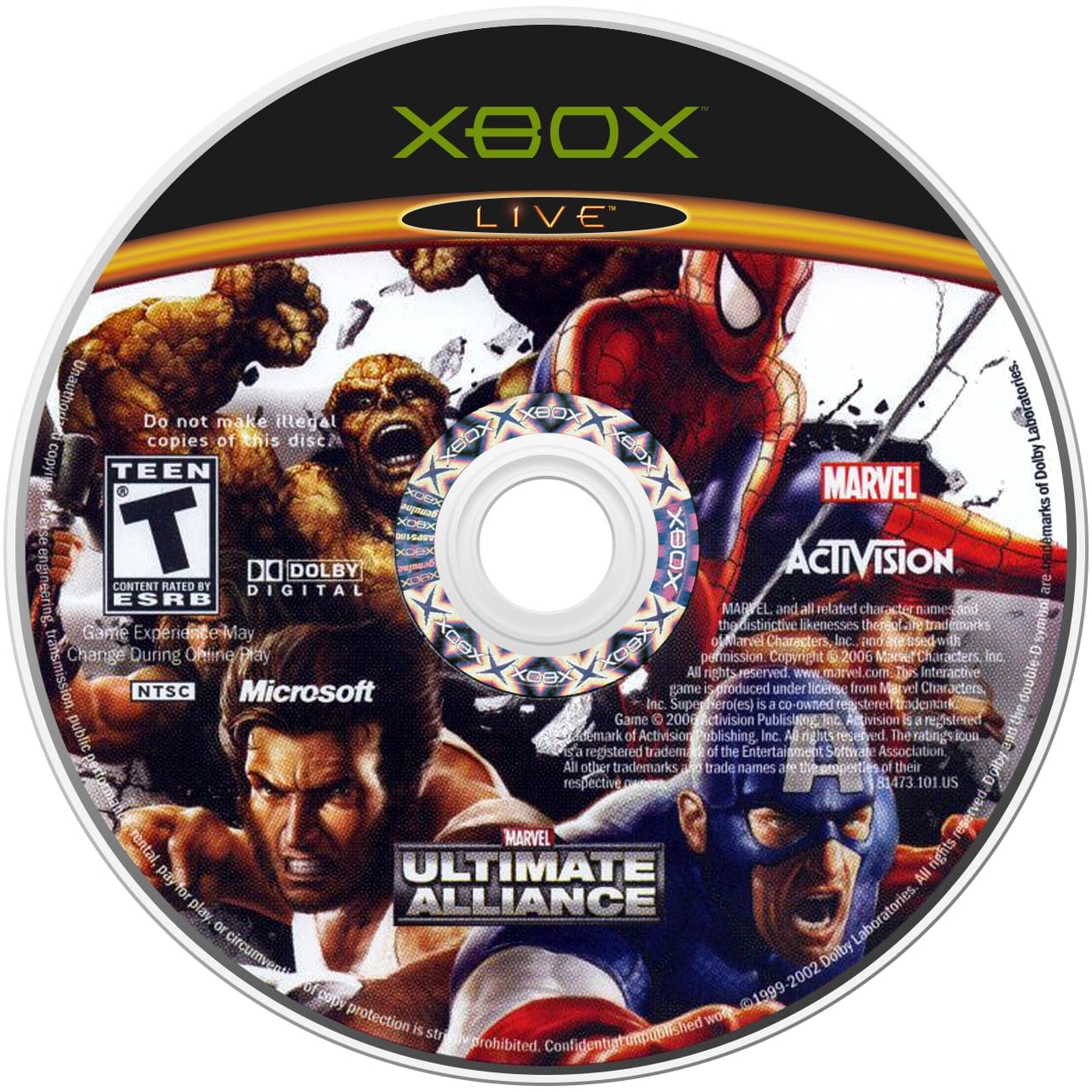 Marvel Ultimate Alliance Xbox - Video Game - Used - CaveGamers - Image 3