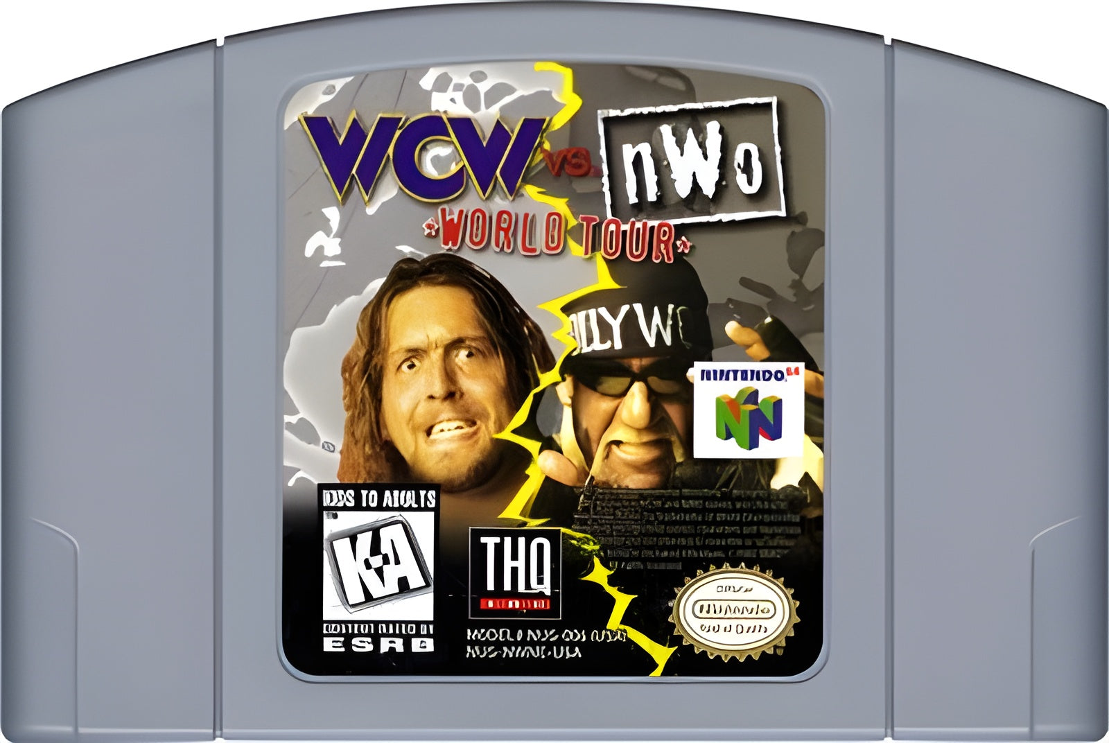 WCW vs. NWO World Tour N64 - Video Game - Used - CaveGamers - Image 3
