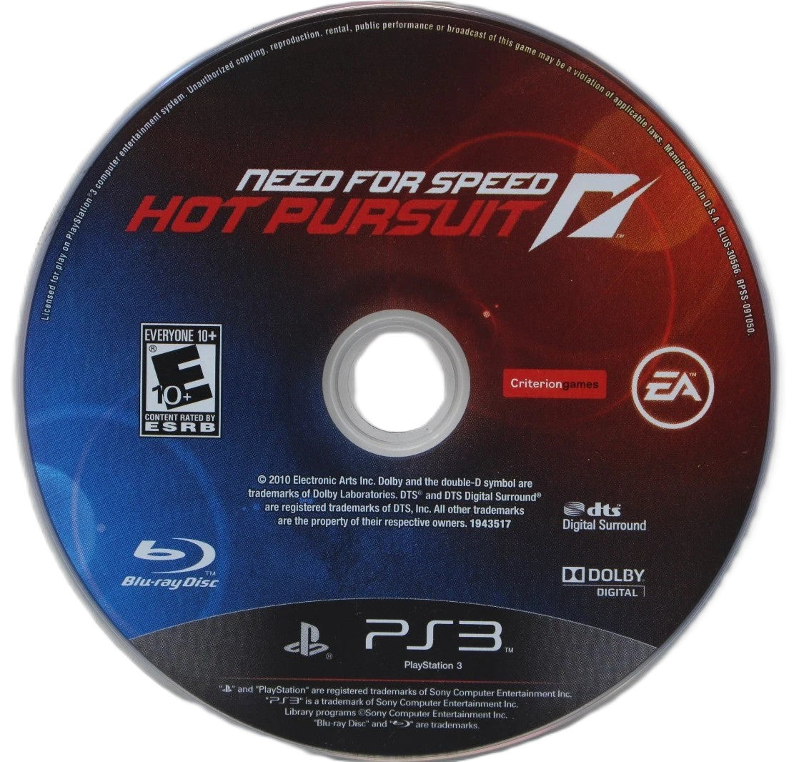 Need for Speed Hot Pursuit PS3 - Video Game - Used - CaveGamers - Image 3