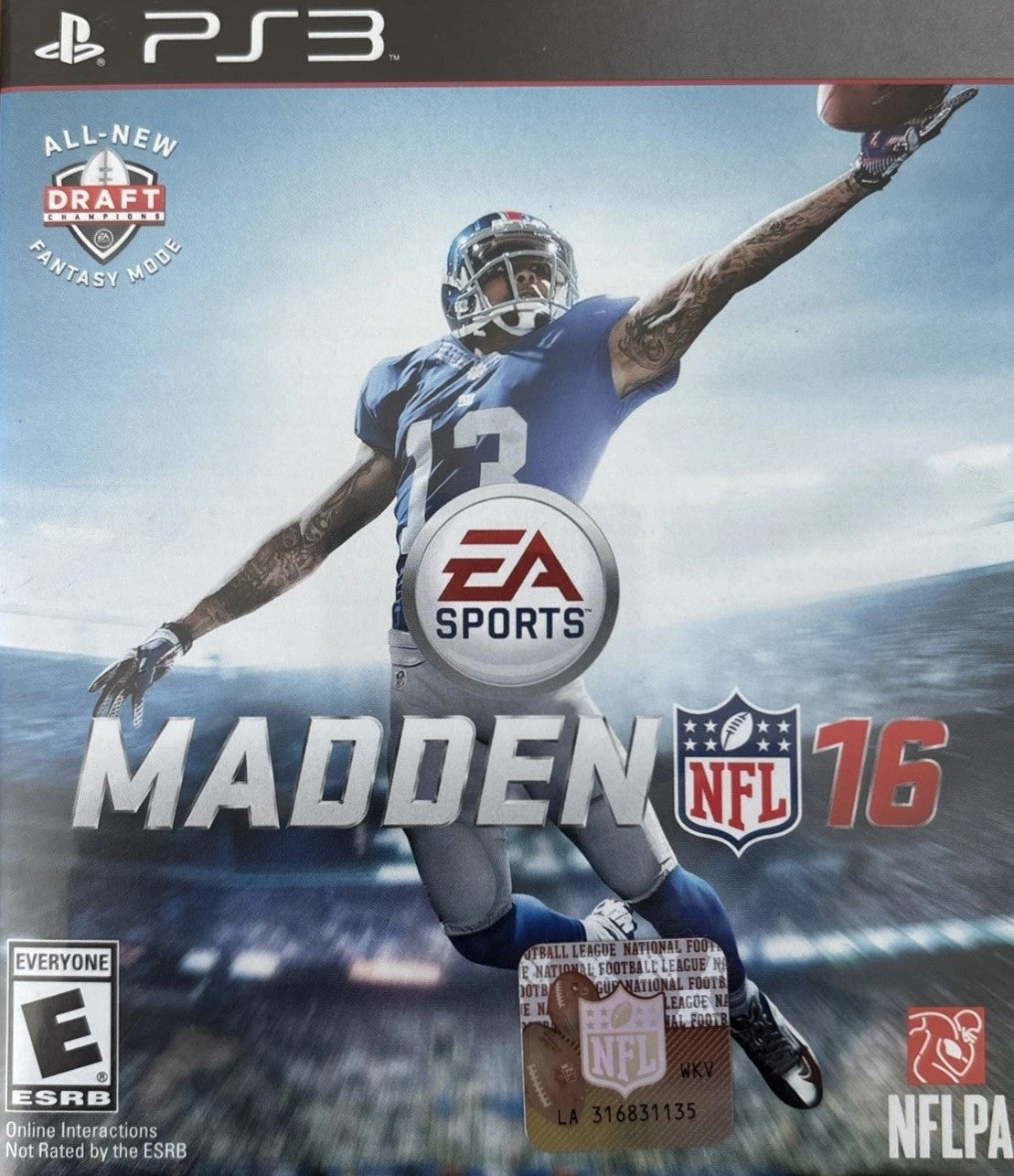Madden NFL 16 PS3 - Video Game - Used - CaveGamers