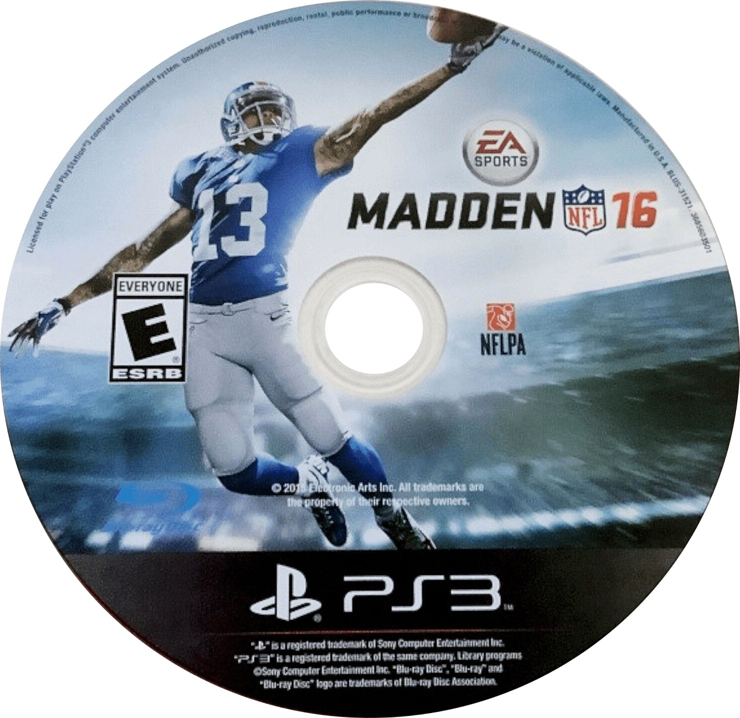 Madden NFL 16 PS3 - Video Game - Used - CaveGamers - Image 3