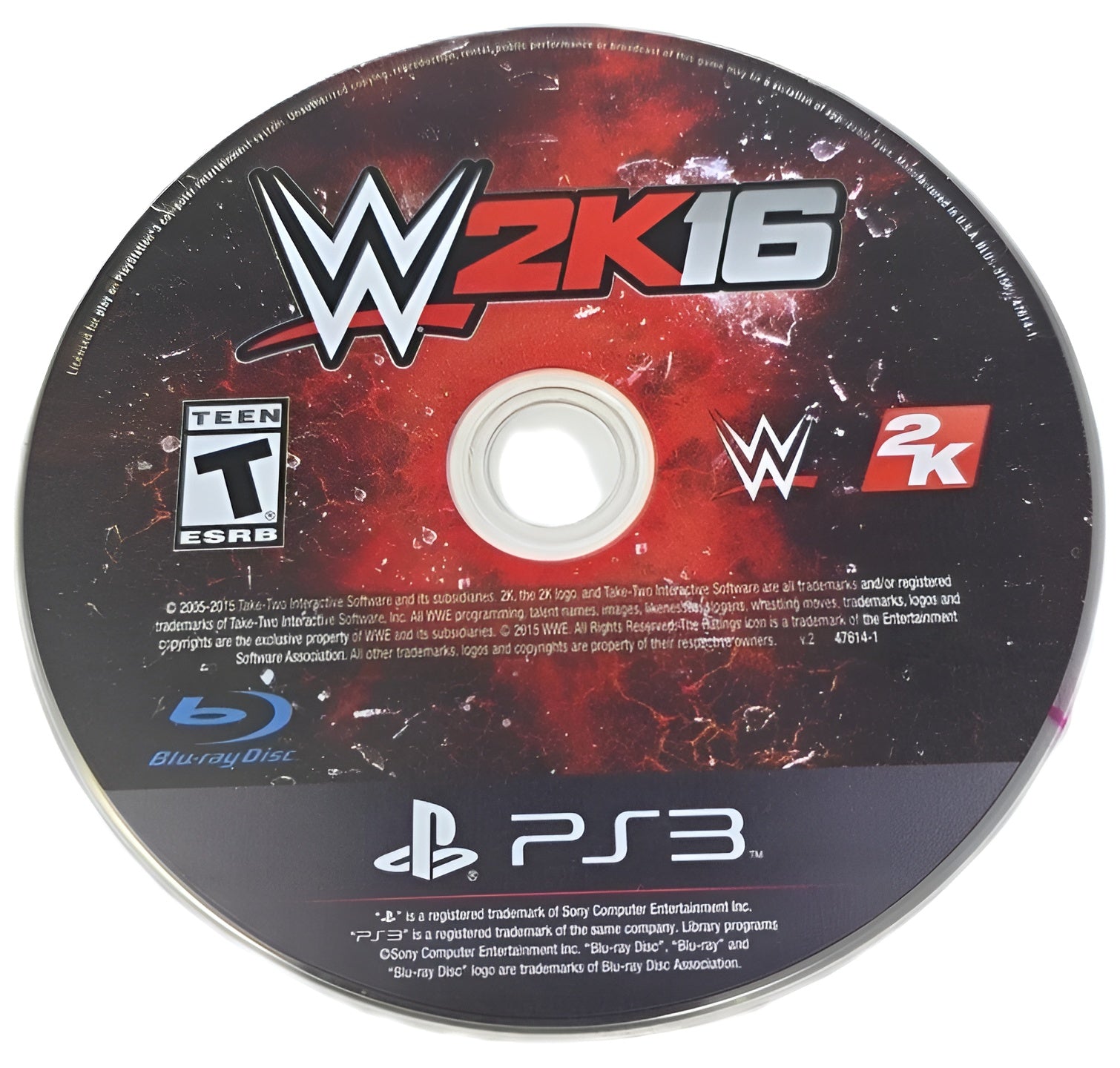 WWE 2K16 PS3 - Video Game - Used - CaveGamers - Image 3