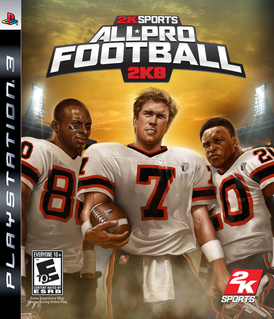 All Pro Football 2K8 PS3 - Video Game - Used - CaveGamers