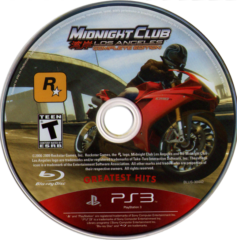 Midnight Club: Los Angeles Complete Edition PS3 - Video Game - Used - CaveGamers - Image 2