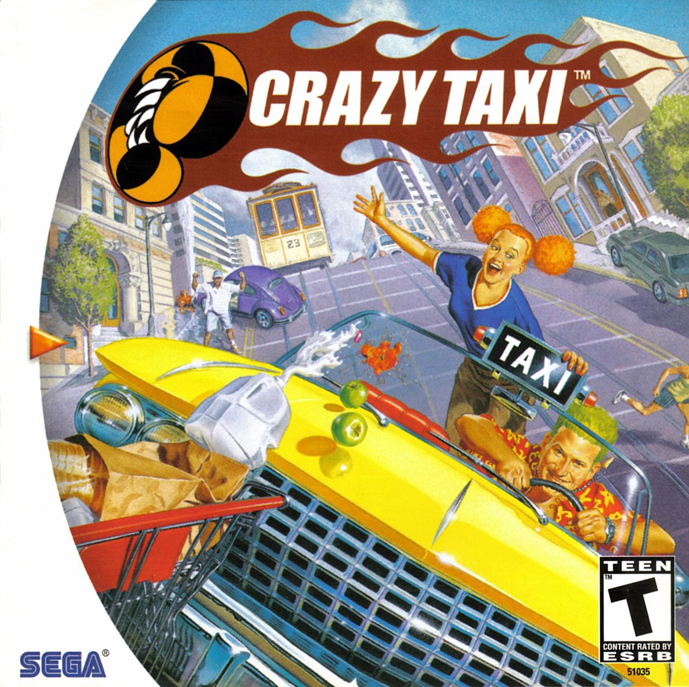 Crazy Taxi DreamCast - Video Game - Used - CaveGamers