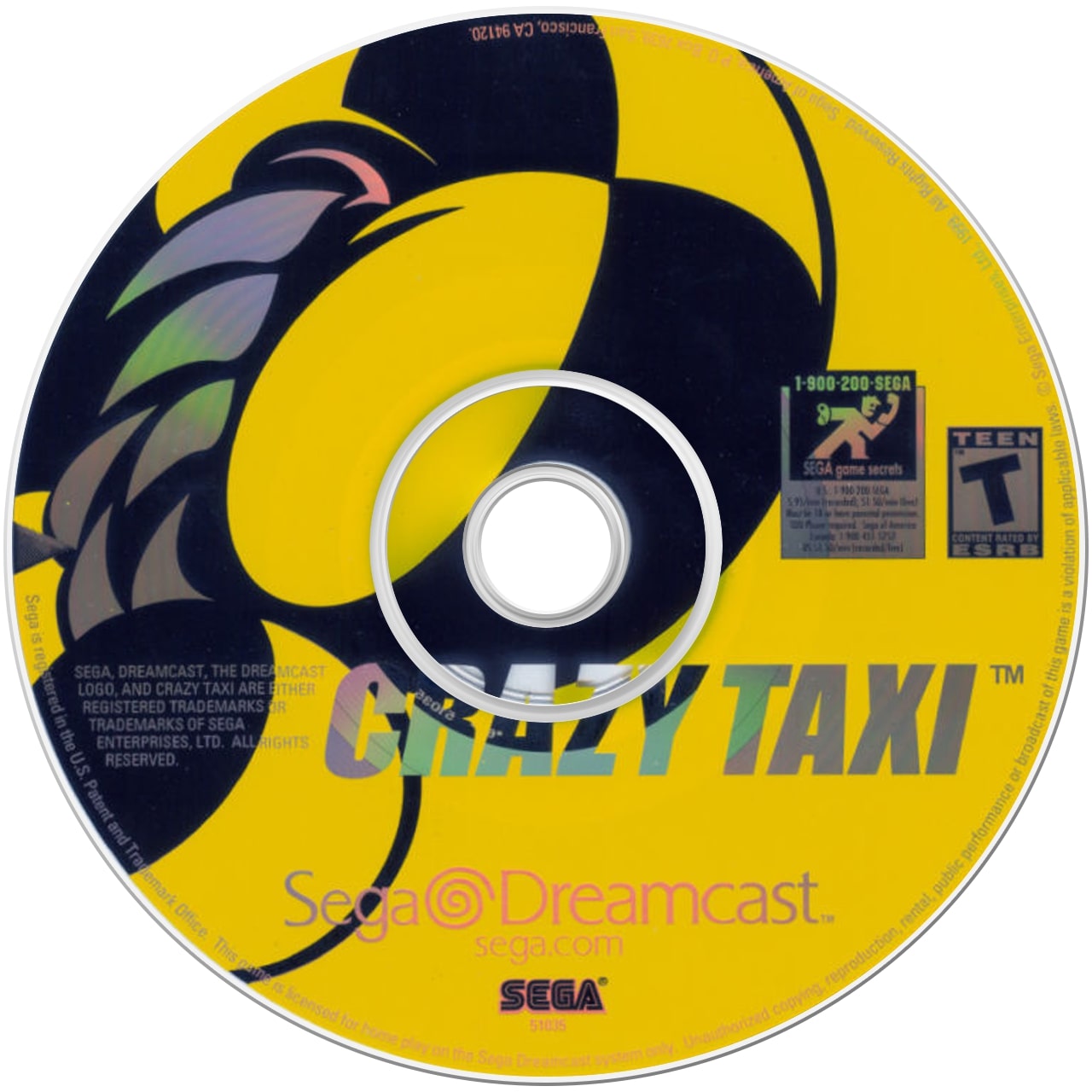 Crazy Taxi DreamCast - Video Game - Used - CaveGamers - Image 3