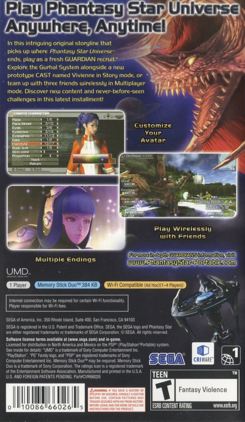 Phantasy Star Portable